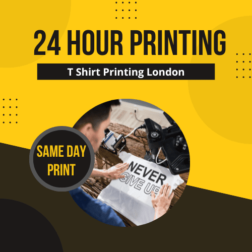 Fast and Fabulous 24 Hour T Shirt Printing London