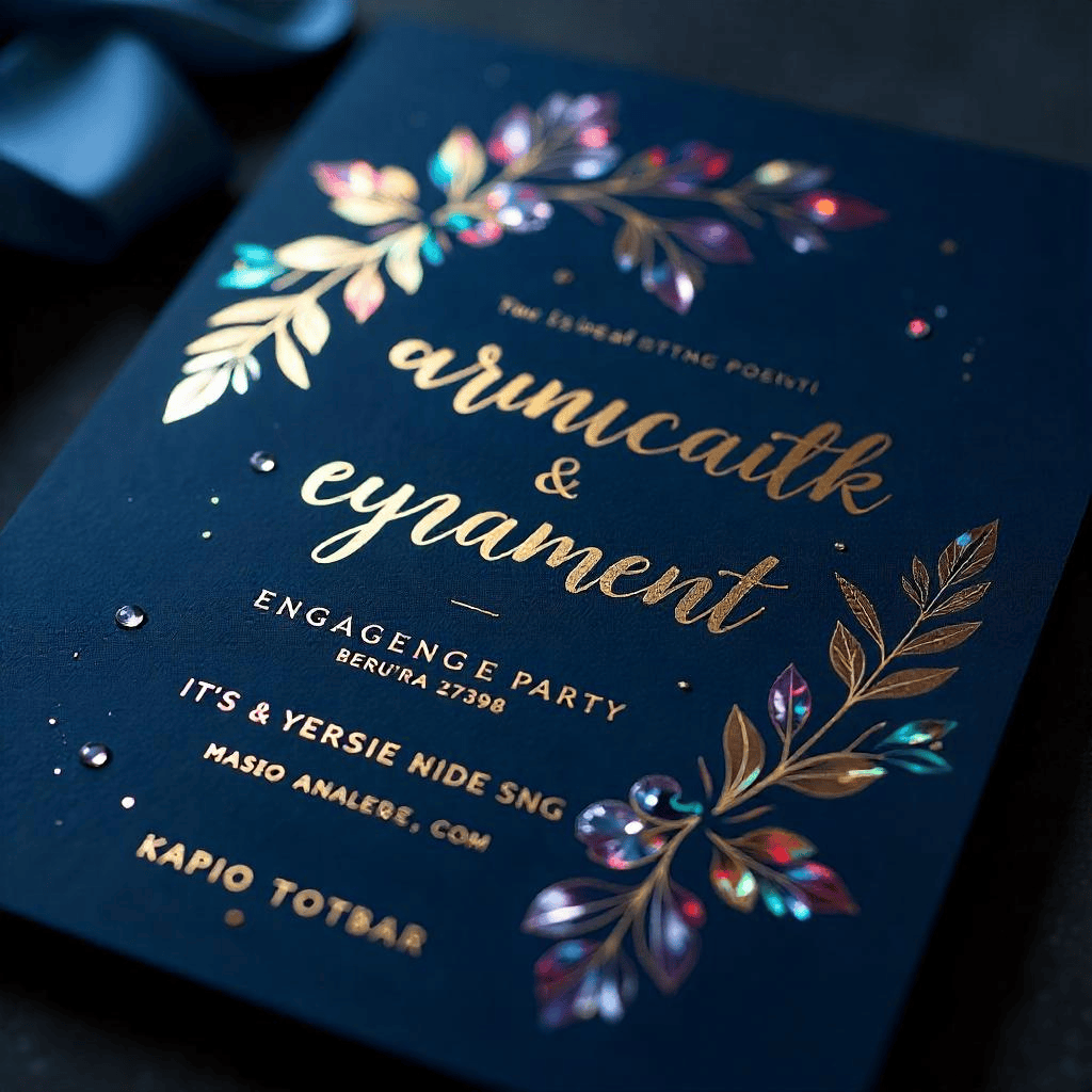 24 Hour Engagement Party Invitation Printing London