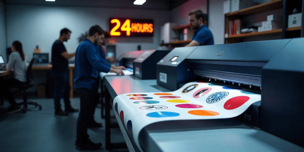 24 Hour Sticker Printing London
